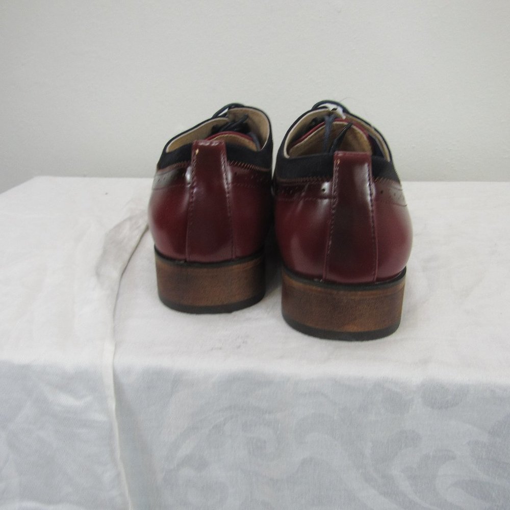 Gino Vitale Men's dress shoes wine 12 no box - Picture 4 of 7